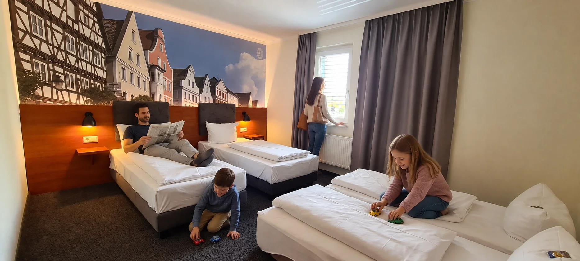 Familienzimmer im EuroHotel Günzburg